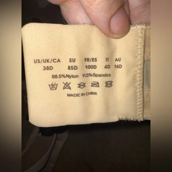 New/Used 11 Bra Bundle only $25 - Mostly DD/E/F Cups (Sizes 34-38) intimates - Picture 3 of 12